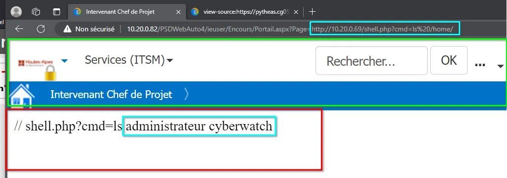 Étape RFI (1/2).
